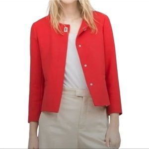 Zara Red Blazer Jacket